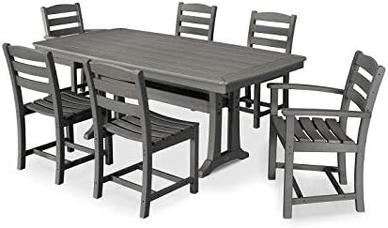 La Casa Café Dining Set, Slate Grey